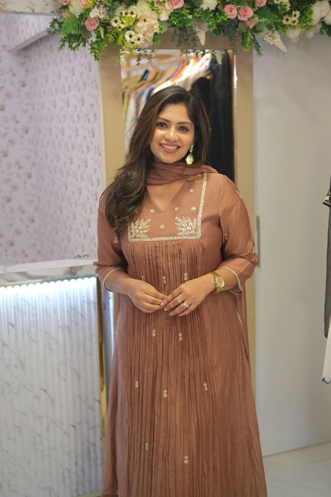 Chanderi Anarkali